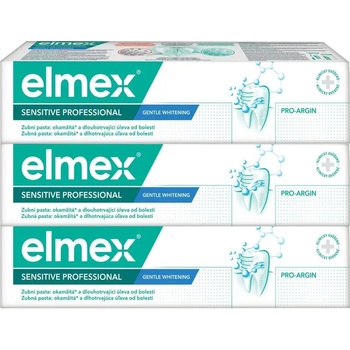 Elmex Sensitive Professional Whitening zubní pasta 3 x 75 ml