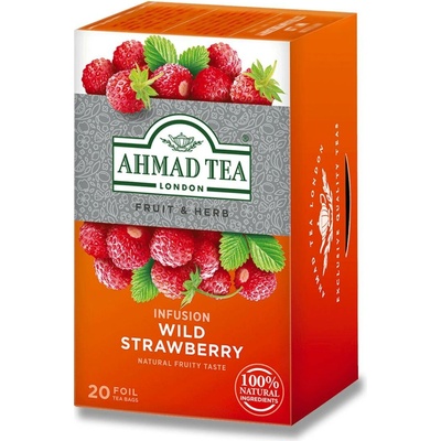 Ahmad Tea Wild Strawberries ovocný čaj 20 x 2 g