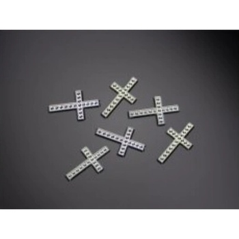 PartyDeco Strieborné krížiky