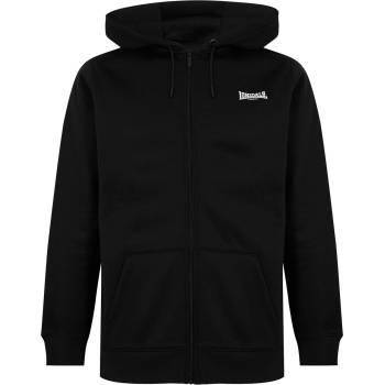 Lonsdale Мъжки суичър Lonsdale Essential Zip Hoodie Mens - Black