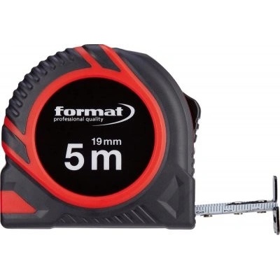 FORMAT svinovací metr 8mx25mm bílý