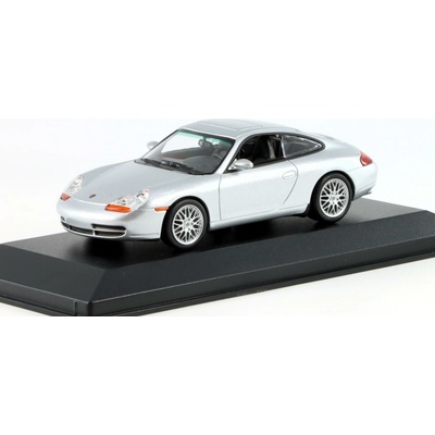 Porsche 911 996 Carrera 1998 stříbrná 1:43 - Minichamps