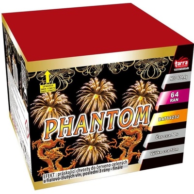 Tarra pyrotechnik Ohňostroj PHANTOM 64 ran