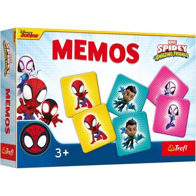 Trefl Настолна игра Memos: Spidey and His Amazing Friends - Детска (02634)