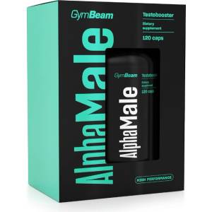 GymBeam AlphaMale TestoBooster, 120 Capsules - fitnesdobavki - 31,90 лв