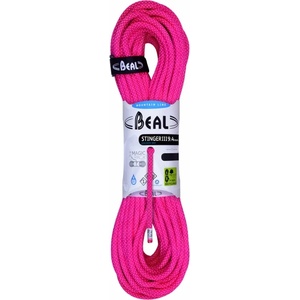 Beal Единично въже Beal Stinger III Golden Dry 9.4 mm Single rope - Fuchsia - размер 60 m (308-0261-0112)