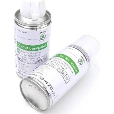 Škoda Auto Barva Škoda oranžová Phoenix metalíza A2Z/2X2X + dvouvrstvý bezbarvý lak (150 ml + 150 ml)
