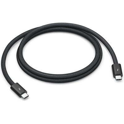 Apple Thunderbolt 4 (USB-C) Pro Cable - Thunderbolt 4 (USB-C) кабел за Apple продукти (100 см) (черен)