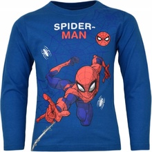 E plus M tričko s dlhým rukávom Spiderman Marvel modré