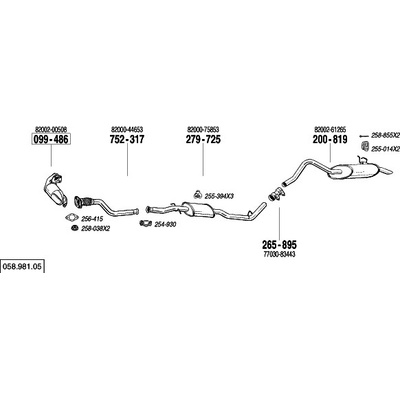 Bosal BS 200-819 | Zboží Auto