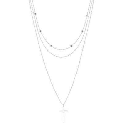 Majya Stříbrný řetízek s přívěskem 11139