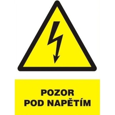 A Perfekt Značka pozor pod napětím 60x70 mm