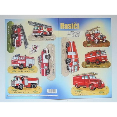 vystřihovánky Hasiči