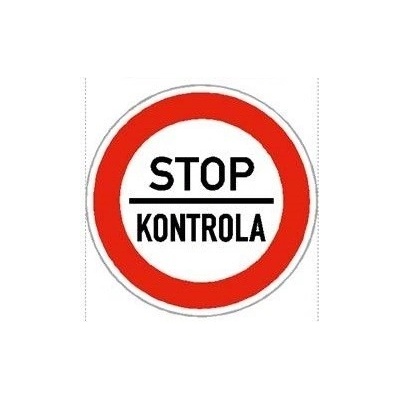 Dopravní značka B27 - Povinnost zastavit vozidlo - Standardní kruh 700mm – Hledejceny.cz