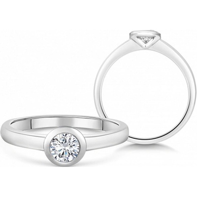 Sofia Diamonds zlatý zásnubní prsten s diamantem BDRB00158WG