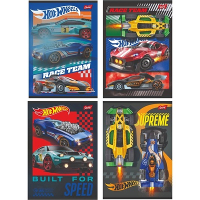 Unipap Zošit tri riadky A5 Hot Wheels