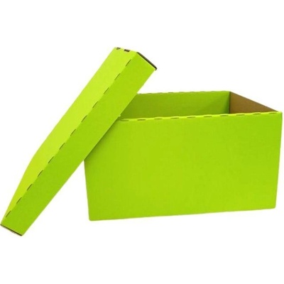 Krabička dno + víko 243 x 190 x 131 mm - zelená