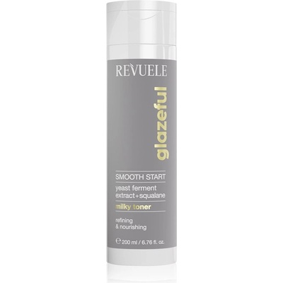 Revuele Glazeful Milky Toner Smooth Start хидратиращ и подхранващ тоник с изглаждащ ефект 200ml