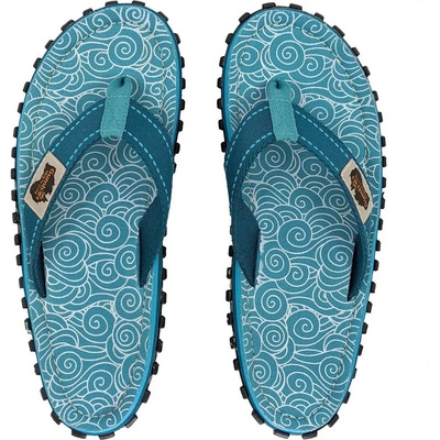 Gumbies Islander Flip-Flops - Turquoise Swirls Размер на обувките (ЕС): 40