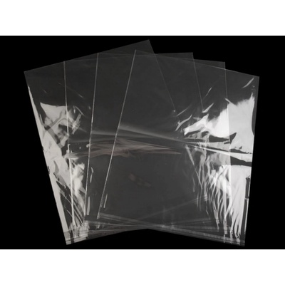 Celofánové sáčky s lepiacou lištou 40x50 cm - 2000 ks - Transparent - Transparent