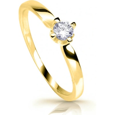 Cutie Jewellery prsteň zo žltého zlata so zirkónom Z6898 4041 10 X 1