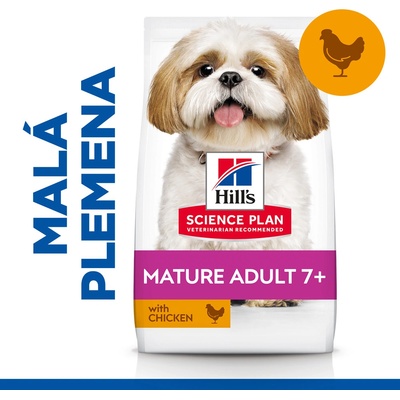 Hill's Science Plan granule pre starších psov malých plemien s kuracím 6 kg