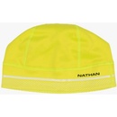 Nathan HyperNight Reflective beanie Hi Vis Yellow Geo Print