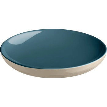 Emile Henry Керамична чиния Ø 20 - цвят синьо-зелен / екрю (eh 8920-b9)