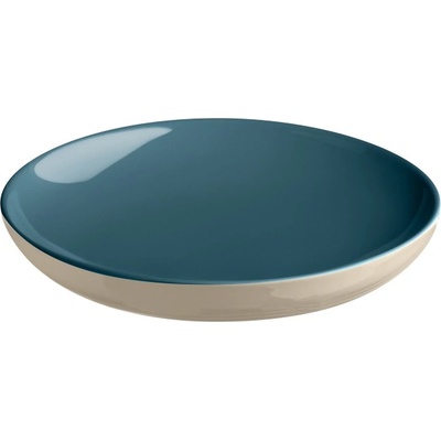 Emile Henry Керамична чиния Ø 20 - цвят синьо-зелен / екрю (eh 8920-b9)