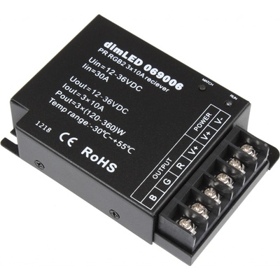 T-LED Přijímač dimLED PR RGB2 3x10A 069006