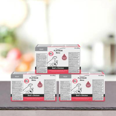 Platinum Menu Beef Chicken 36 x 375 g