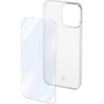 Cellularline Калъф и протектор Cellularline - iPhone 15 Plus, прозрачен (PROTKITIPH15MAXT)