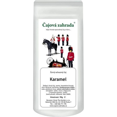Čajová zahrada Karamel černý ochucený čaj 90 g