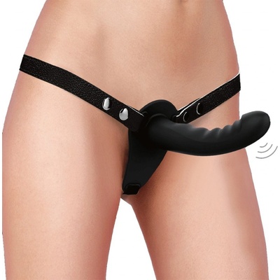 Shots Ouch! Dual Vibrating Silicone Ribbed Strap On – Zbozi.Blesk.cz