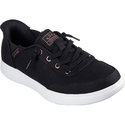 Skechers Дамски маратонки Skechers Bobs Skipper - Keep It Sweet Canvas Trainers Womens - Blk Canvas