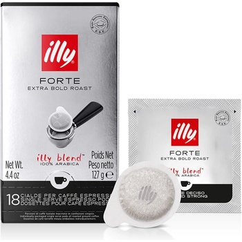 18 бр. кафе на филтър дози illy Forte