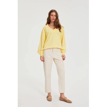 Moodo Дънки с прави крачоли бежови Moodo Moodo | Kafyav | ЖЕНИ | XXL