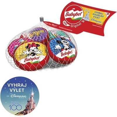 Babybel Mini Original poloměkký zrající plnotučný sýr 5 x 20 g