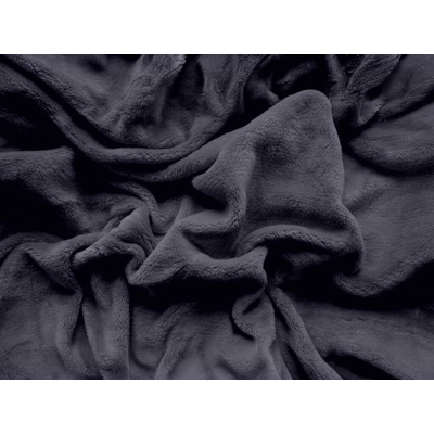 Textilomanie Plachta mikroplyš SOFT BRONE antracitovo sivá 90x200