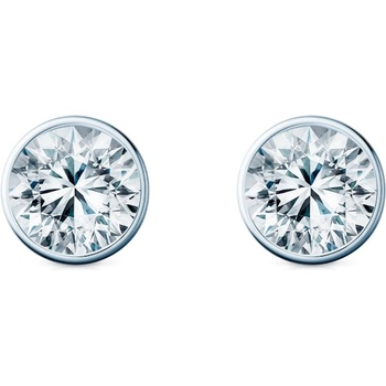 SAVICKI Обеци The Journey: бяло злато, лабораторни диаманти