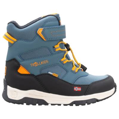 Trollkids Детски зимни ботуши Trollkids Kid's Lofoten Winter Boots Pro Winter boots - Steel Blue / Mango - размер 38 (EU) (702-3486-0421)