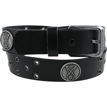 Image 1 of Leather & steel fashion Колан Луцифери - Черен - lsf2 39