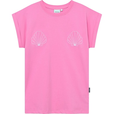 DEDICATED Дамска тениска DEDICATED Women's T-Shirt Visby T-shirt - Sea Shells Moonlite Pink - размер XL (916-7069-0415)