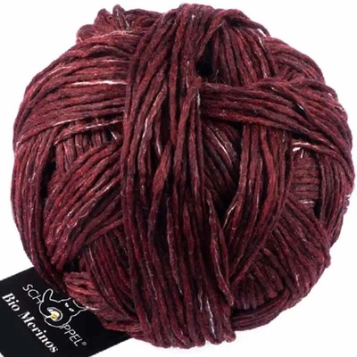 Schoppel wolle Bio merinos GOTS 1390M Rot Mélange