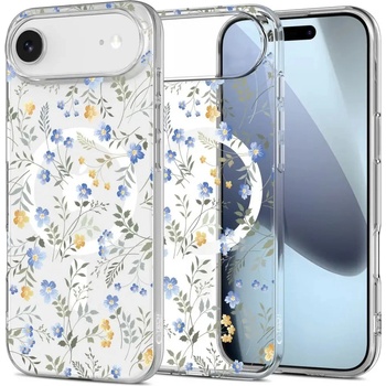 Tech-Protect Калъф Tech-Protect FlexAir MagSafe за iPhone 17 Air - Маргаритки с листа (5906302319589)