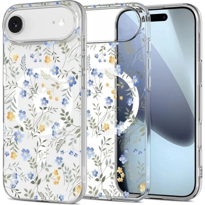 Tech-Protect Калъф Tech-Protect FlexAir MagSafe за iPhone 17 Air - Маргаритки с листа (5906302319589)