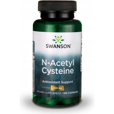 Swanson NAC N-Acetyl-L-Cystein 600 mg 100 kapslí