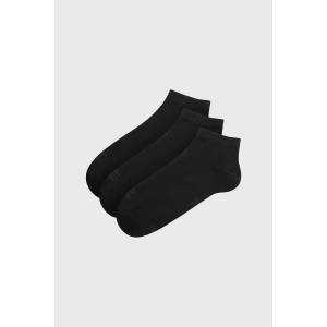 Lonka 3PACK бамбукови чорапи Desi до глезена (Desi3P_Black_pon)