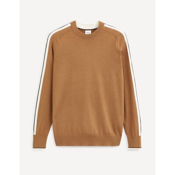 Celio Кафяв пуловер с вълна Celio Veritas Celio | Kafyav | МЪЖЕ | S