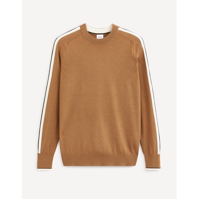 Celio Кафяв пуловер с вълна Celio Veritas Celio | Kafyav | МЪЖЕ | S